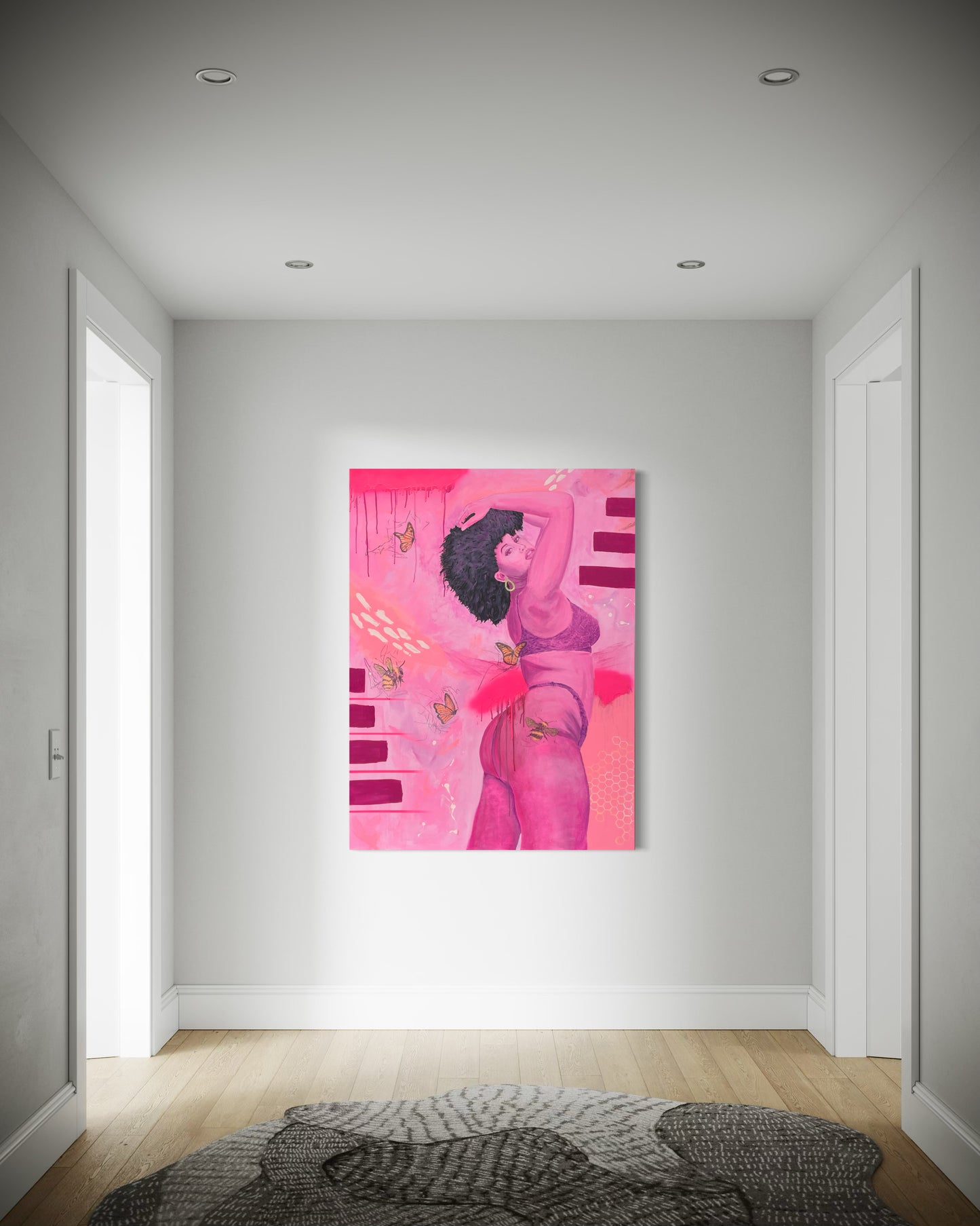"Beehind" - Original Artwork