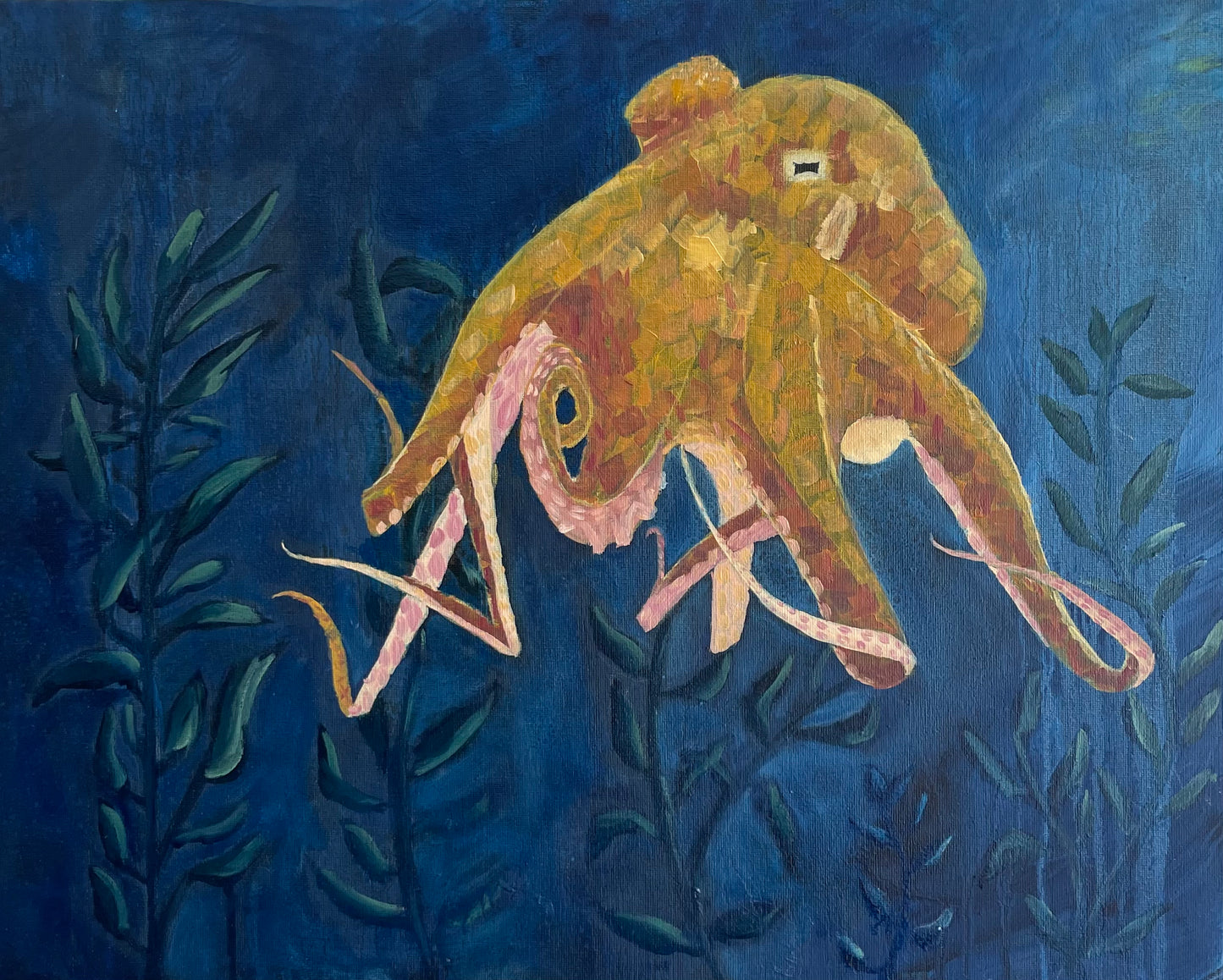 Oil Painting - "OCTOPUS II"