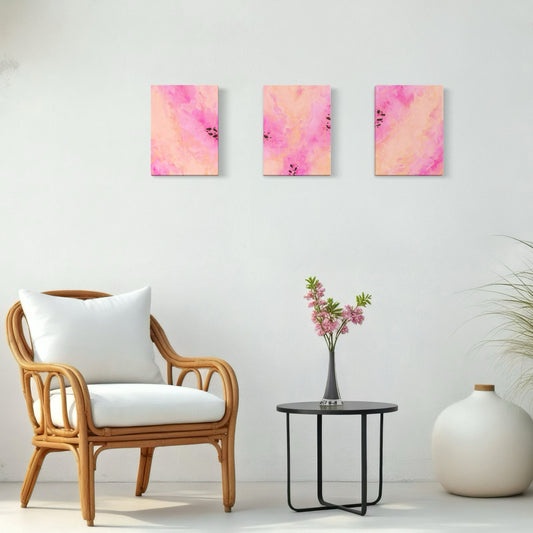 Sunshine Triptych - Original Artwork